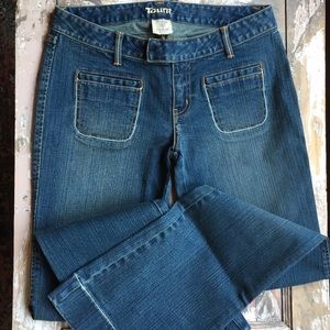 Distressed Denim Taunt jeans